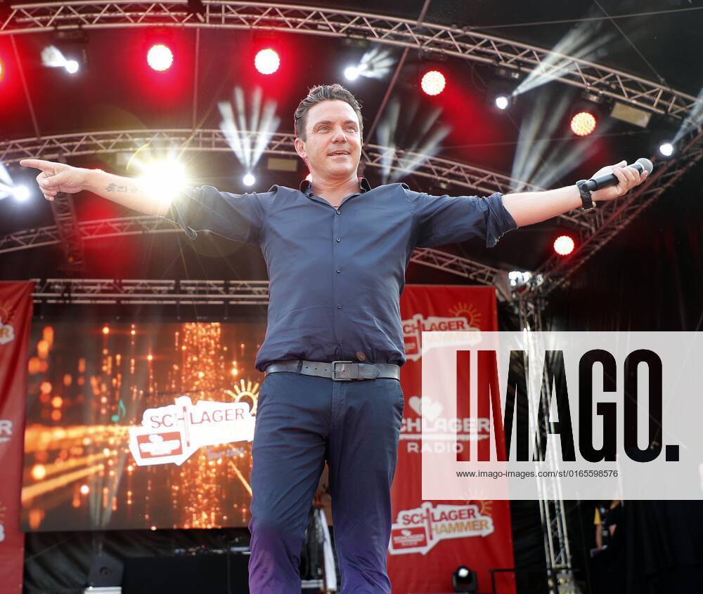 Stefan Mross at the Schlager Radio Schlager Hammer Tour 2022 in Oranienburg
