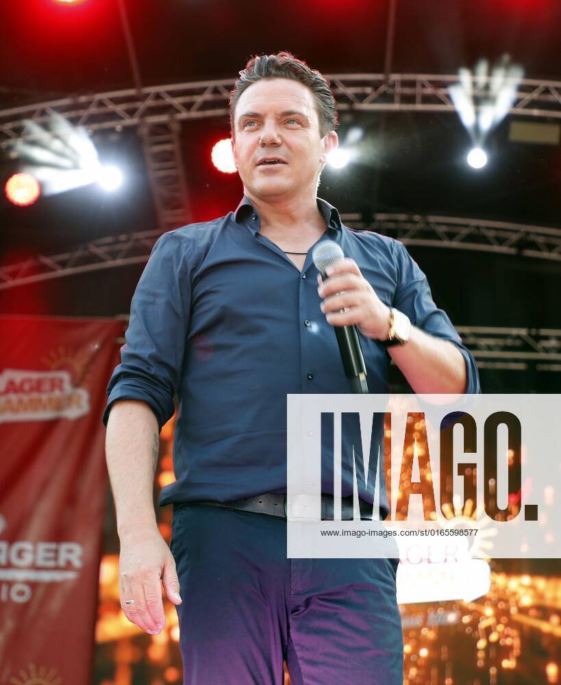 Stefan Mross at the Schlager Radio Schlager Hammer Tour 2022 in Oranienburg