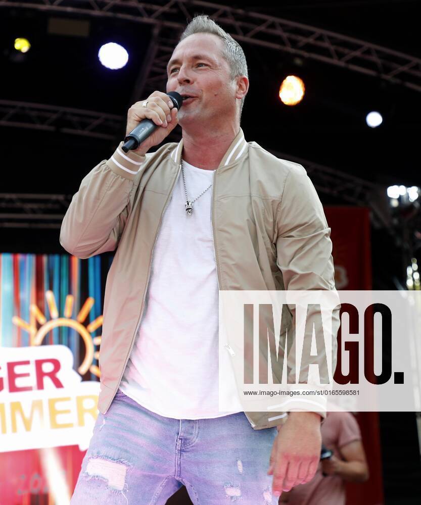 Mitch Keller at the Schlager Radio Schlager Hammer Tour 2022 in Oranienburg
