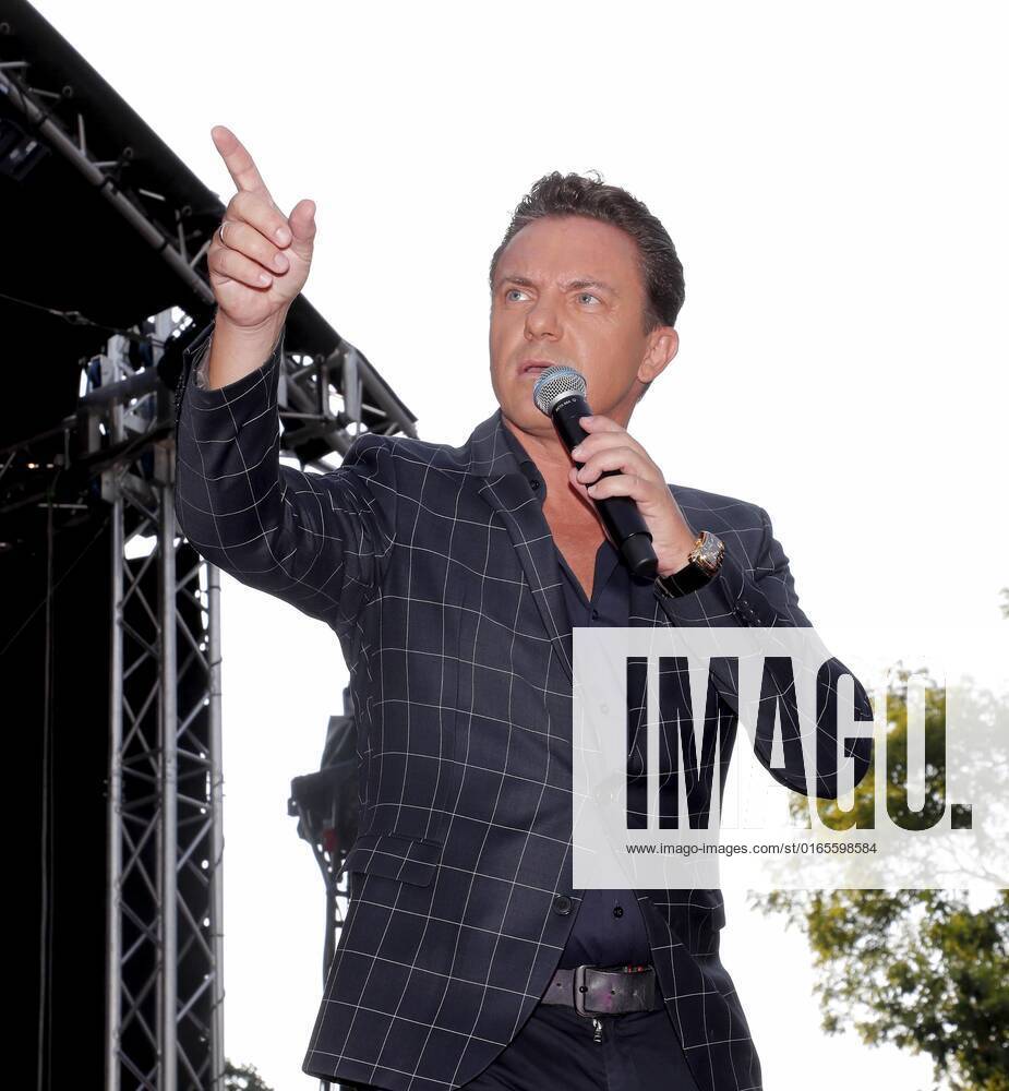 Stefan Mross at the Schlager Radio Schlager Hammer Tour 2022 in Oranienburg