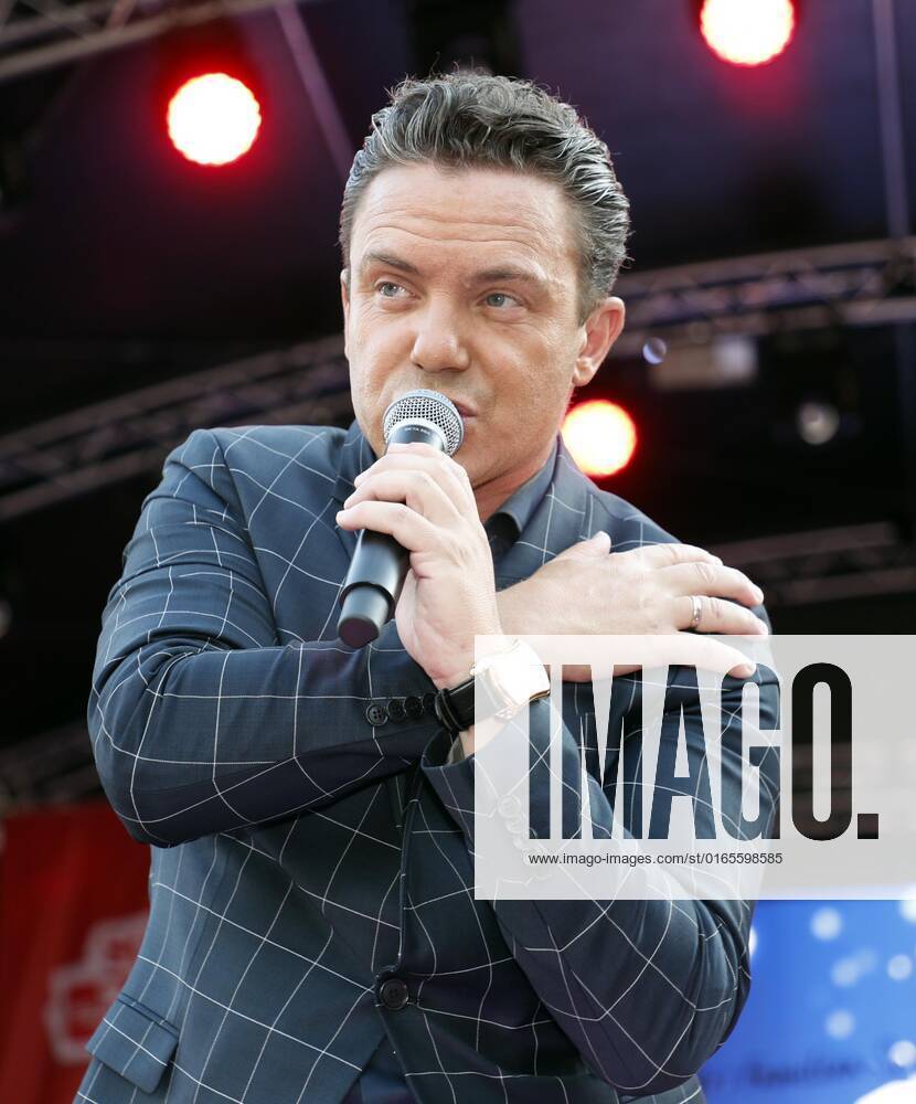 Stefan Mross at the Schlager Radio Schlager Hammer Tour 2022 in Oranienburg
