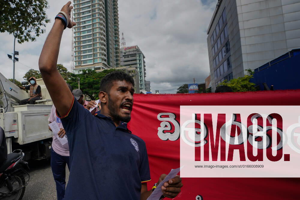 Sri Lanka Political Unrest Police use water canon and tear gas to disperse sri lankan university students during a demonstration. August 18, 2022 Colombo, Sri Lanka Colombo Sri Lanka