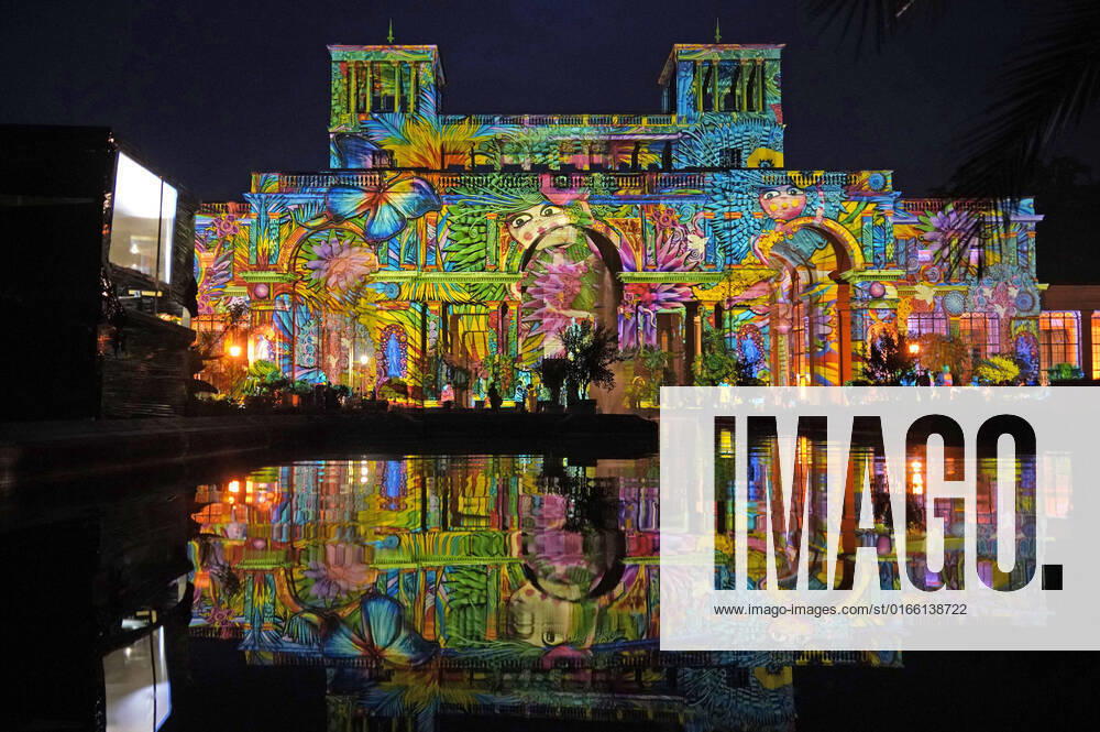 Video projection at the Potsdam Palace Night 2022 in the Sanssouci Palace Park Potsdam, 19 08 2022 Foto:xT.xBartillax xFuturexImage