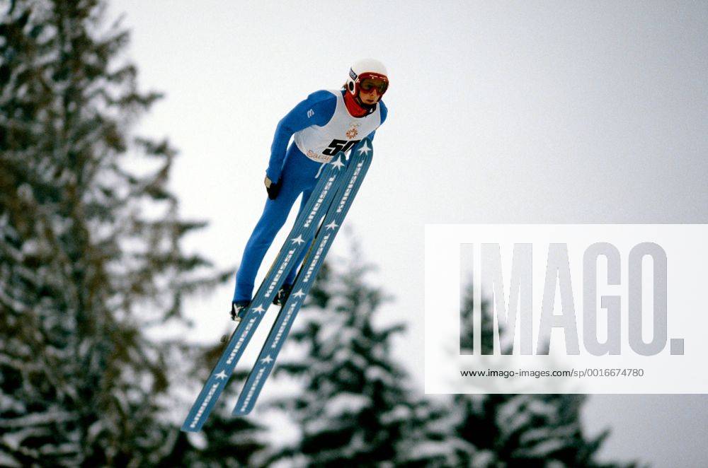 OLYMPISCHE WINTERSPIELE 1984 IN SARAJEVO Jens Weissflog (DDR) am 12.01.1984 FOTO (C): WEREK Pressebildagentur MODELxRELEASExx