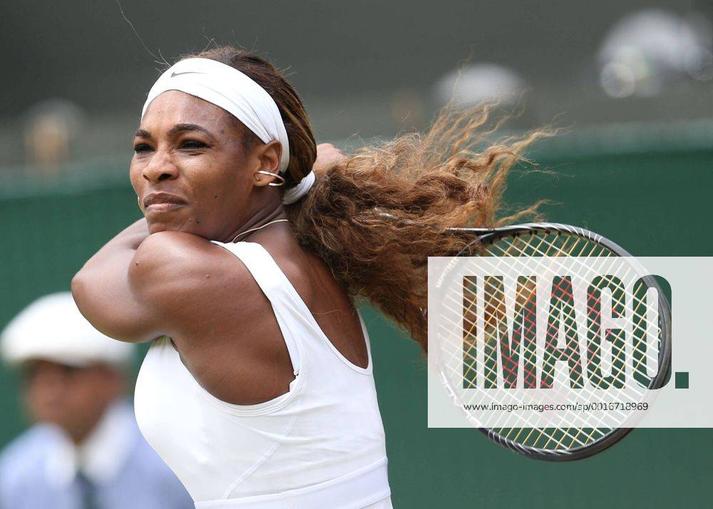 U.S. player Serena Williams returns the ball during the women s singles second round match