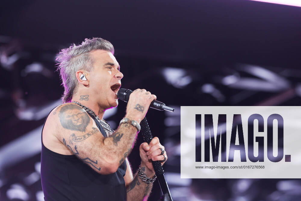 Munich, GER, Bavaria Sounds, Munich, ROBBIE WILLIAMS, pictured Robbie Williams, concert,