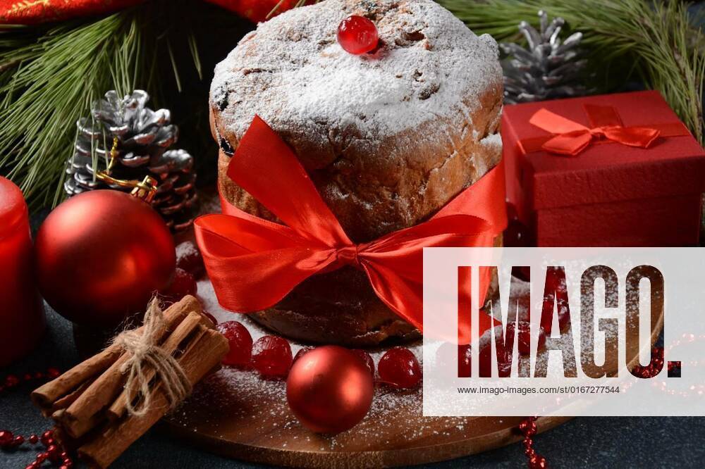 Christmas and New Year concept. Panettone (Italian Christmas cake), Christmas and New Year concept. Panettone (Italian Christmas cake), Christmas and New Year concept. Panettone (Italian Christmas cake), 23.08.2021,