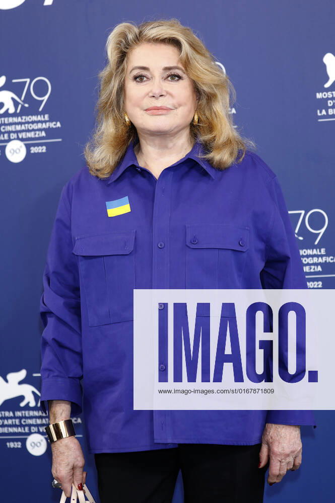 Catherine Deneuve at the photocall on the occasion of the award of the Golden Lion for Lifetime Achievement at the Biennale di Venezia 2022 79 Venice International Film Festival at Palazzo del Casino Venice, 31 08 2022. Foto:xD.xBedrosianx xFuturexImage