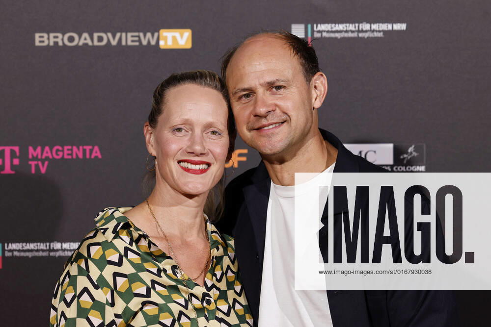 Actor Moritz Führmann with wife and actress Anna Schudt at the Cologne Emmy Cocktail 2022 on the occasion of the 16 Cologne Jury Meeting of the International Emmy at Arff Castle Cologne, 31 08 2022 NRW Germany