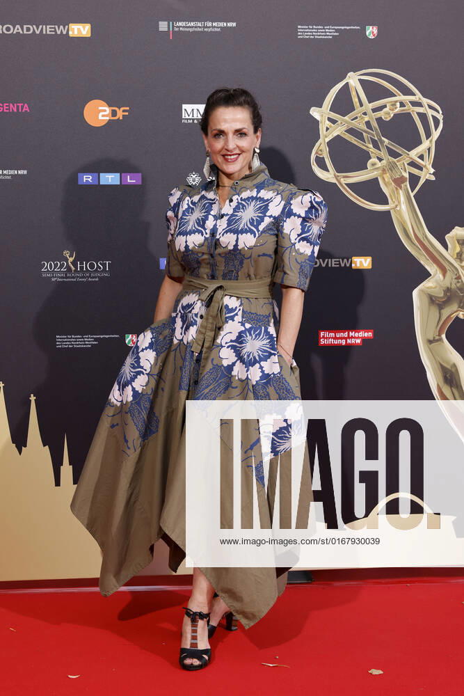 Actress Nicole Ansari Cox at the Cologne Emmy Cocktail 2022 on the occasion of the 16 Cologne Jury Session of the International Emmy at Arff Castle Cologne, 31 08 2022 NRW Germany.