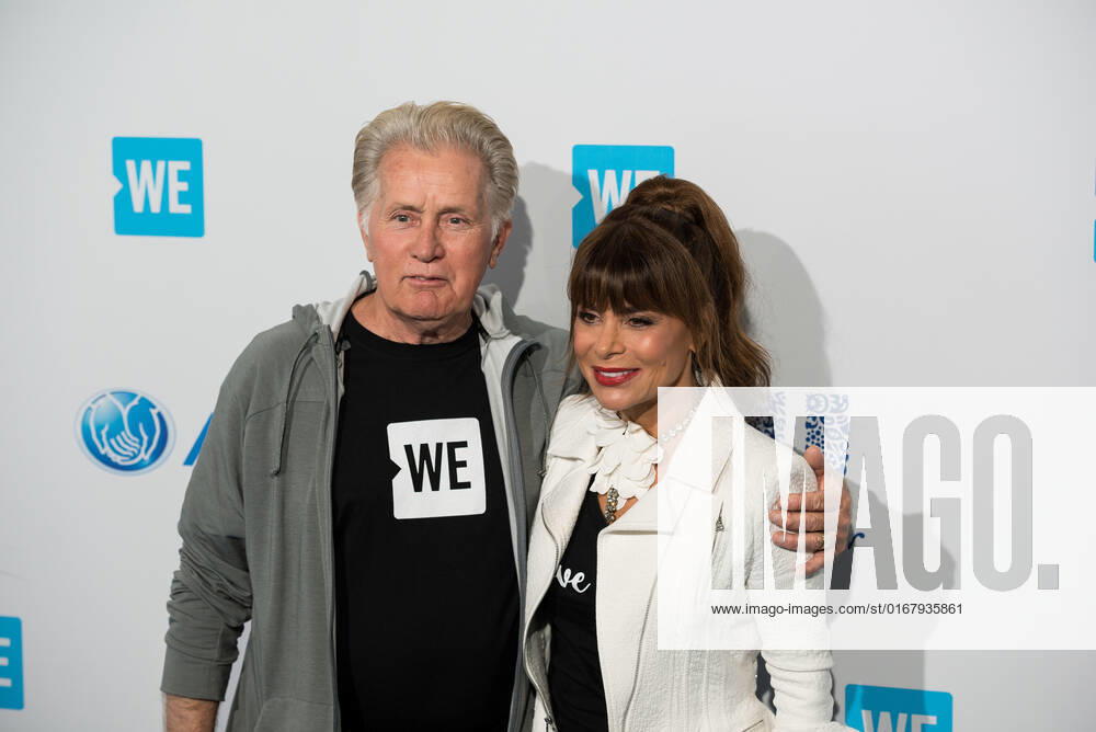 MARTIN SHEEN and PAULA ABDUL at the WE Day California event at The Forum in Los Angeles, California. Los Angeles USA - ZUMAs247 20160406_zep_s247_021