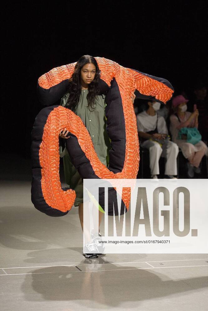Runway model, August 31, 2022 - Fashion : Rakuten Fashion Week Tokyo 2023 S S presented ablankpage Runway Show at Shibuya in Tokyo, Japan. , aflo_197061464.JPG,