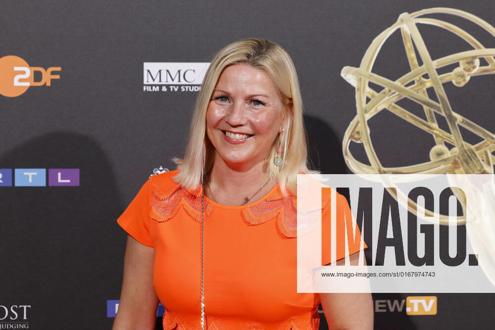 TV presenter Aleksandra Bechtel at the Cologne Emmy Cocktail 2022 on the occasion of the 16 Cologne Jury Session of the International Emmy at Arff Castle Cologne, 31 08 2022 NRW Germany