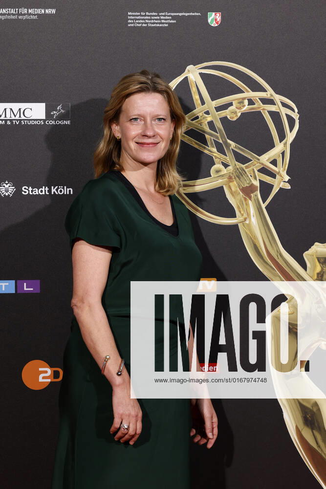 Actress Caroline Peters at the Cologne Emmy Cocktail 2022 on the occasion of the 16 Cologne Jury Meeting of the International Emmy at Arff Castle Cologne, 31 08 2022 NRW Germany