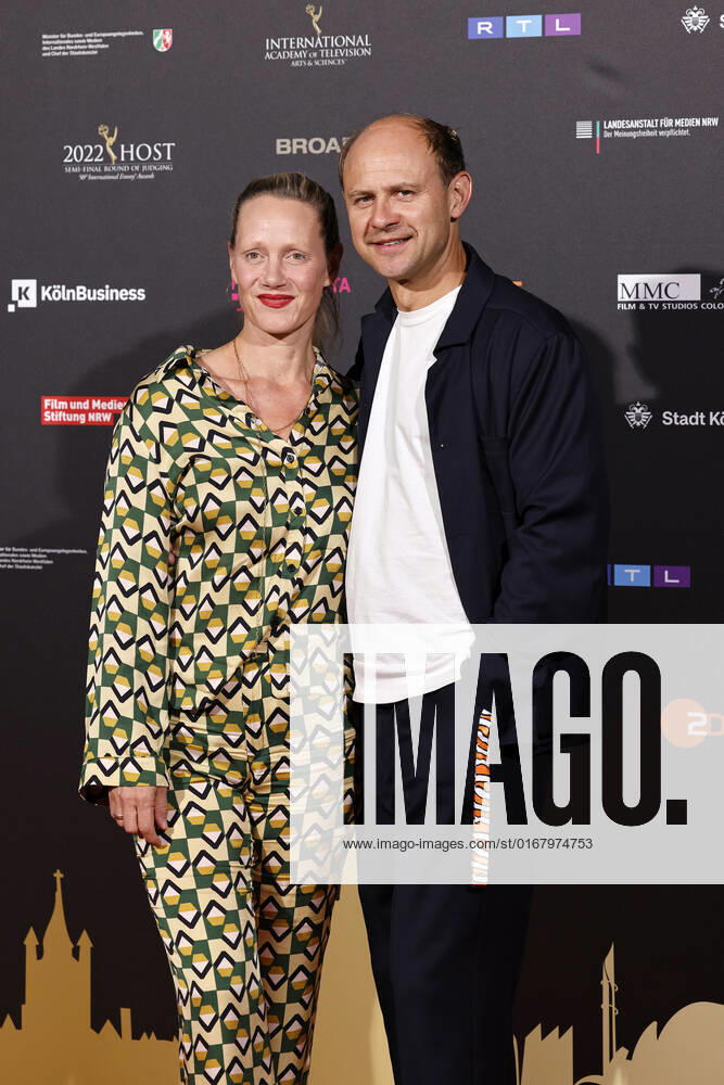 Actor Moritz Führmann with wife and actress Anna Schudt at the Cologne Emmy Cocktail 2022 on the occasion of the 16 Cologne Jury Meeting of the International Emmy at Arff Castle Cologne, 31 08 2022 NRW Germany
