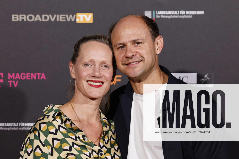 Actor Moritz Führmann with wife and actress Anna Schudt at the Cologne Emmy Cocktail 2022 on the occasion of the 16 Cologne Jury Meeting of the International Emmy at Arff Castle Cologne, 31 08 2022 NRW Germany
