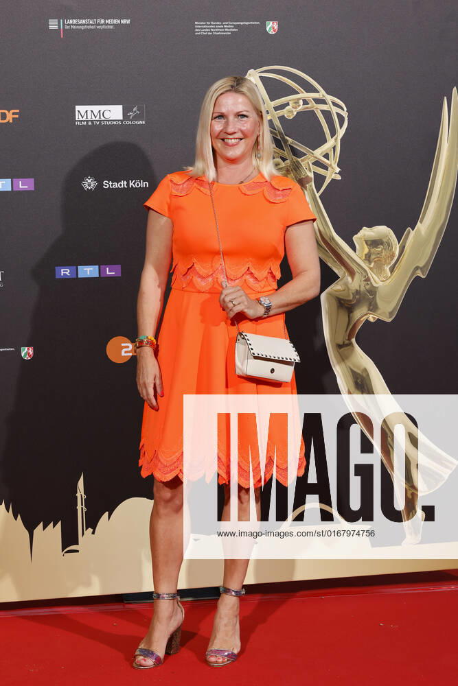 TV presenter Aleksandra Bechtel at the Cologne Emmy Cocktail 2022 on the occasion of the 16 Cologne Jury Session of the International Emmy at Arff Castle Cologne, 31 08 2022 NRW Germany