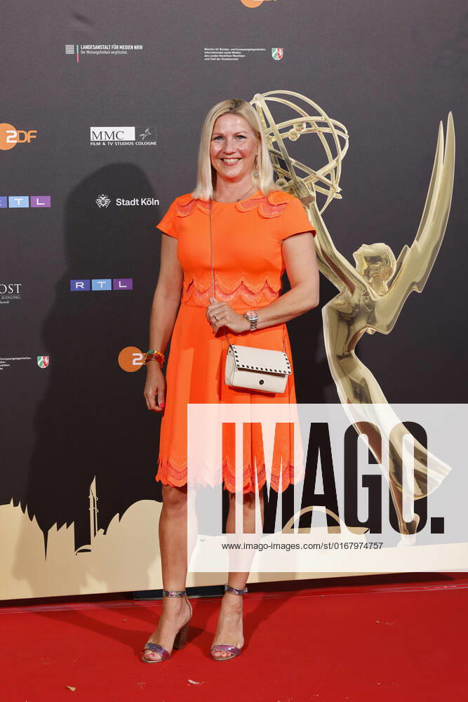 TV presenter Aleksandra Bechtel at the Cologne Emmy Cocktail 2022 on the occasion of the 16 Cologne Jury Session of the International Emmy at Arff Castle Cologne, 31 08 2022 NRW Germany