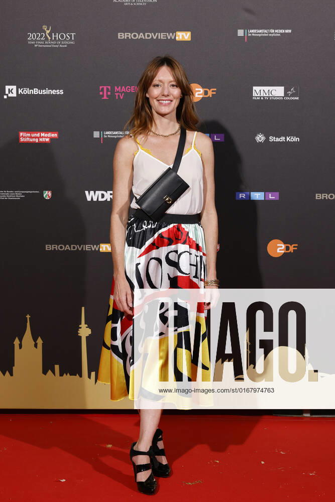 Actress Lavinia Wilson at the Cologne Emmy Cocktail 2022 on the occasion of the 16 Cologne Jury Session of the International Emmy at Arff Castle Cologne, 31 08 2022 NRW Germany.