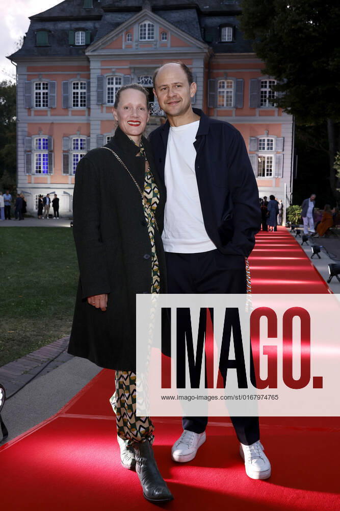 Actor Moritz Führmann with wife and actress Anna Schudt at the Cologne Emmy Cocktail 2022 on the occasion of the 16 Cologne Jury Meeting of the International Emmy at Arff Castle Cologne, 31 08 2022 NRW Germany