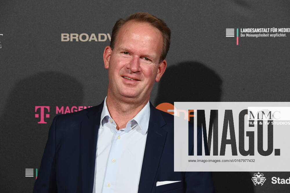 Stefan Löcher, head of the Cologne Lanxess Arena comes to the evening event on the occasion of the jury session for the international Emmy Award 2022 Semi Final round of Judging of the international Emmy Awards at Arff Castle