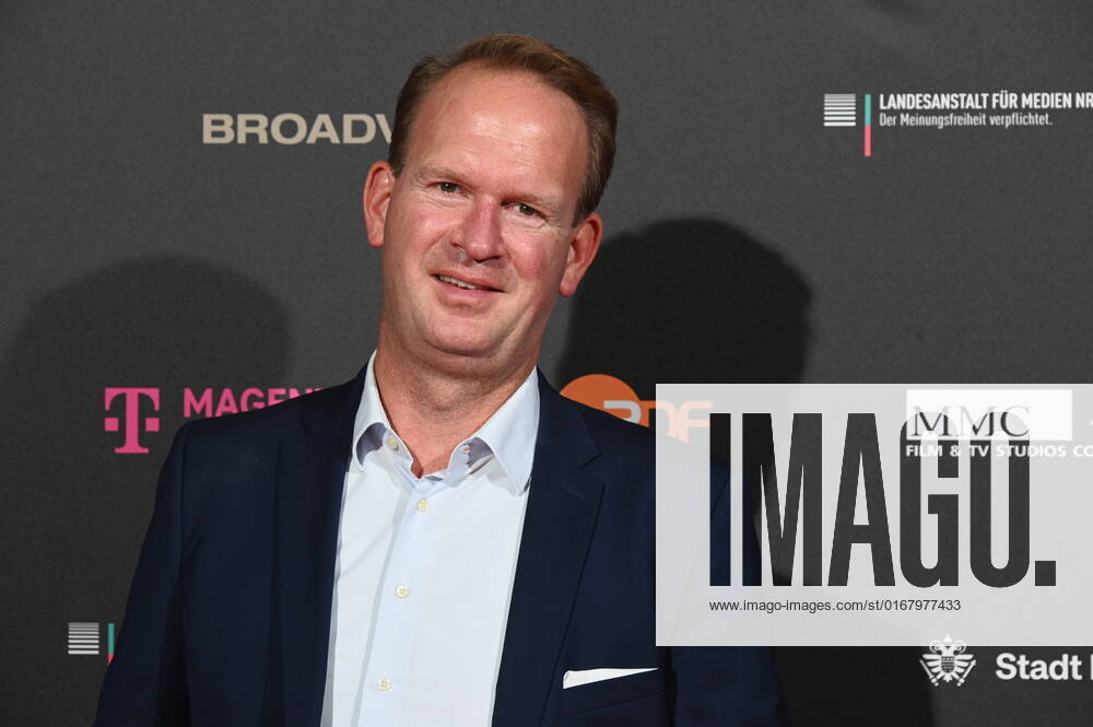 Stefan Löcher, head of the Cologne Lanxess Arena comes to the evening event on the occasion of the jury session for the international Emmy Award 2022 Semi Final round of Judging of the international Emmy Awards at Arff Castle