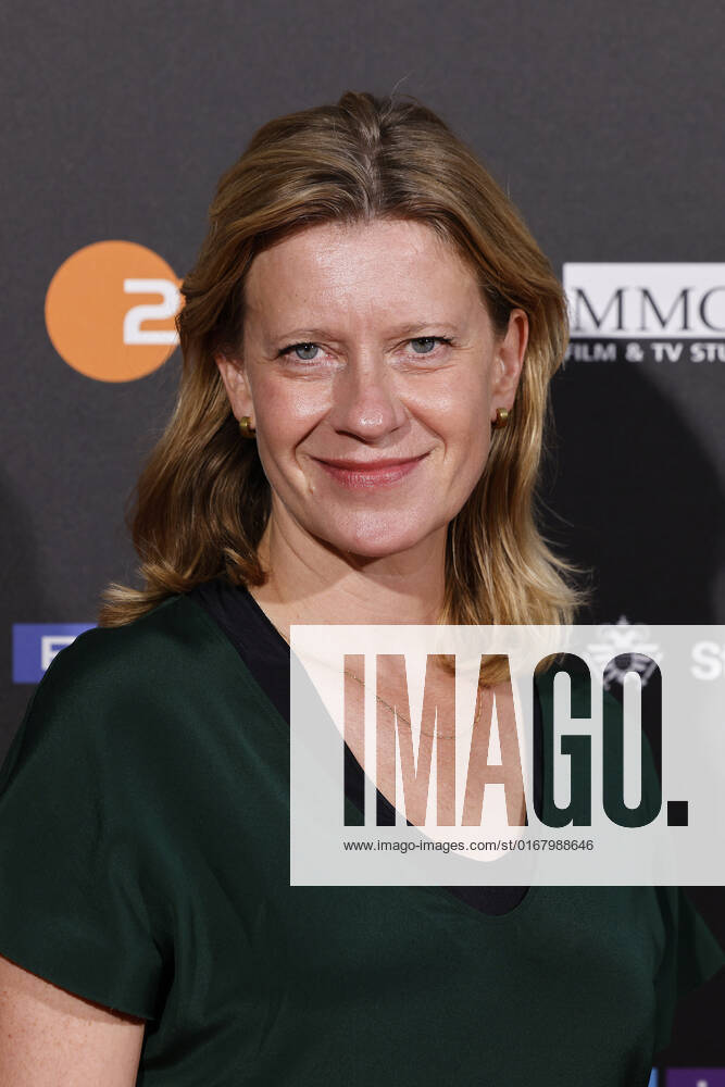 Actress Caroline Peters at the Cologne Emmy Cocktail 2022 on the occasion of the 16 Cologne Jury Meeting of the International Emmy at Arff Castle Cologne, 31 08 2022 NRW Germany