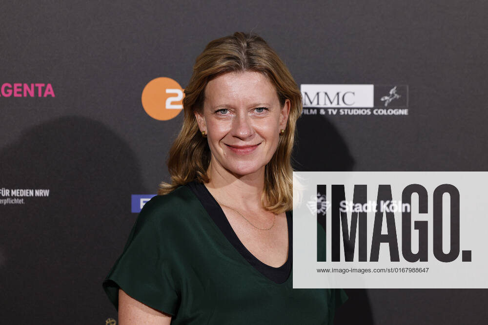 Actress Caroline Peters at the Cologne Emmy Cocktail 2022 on the occasion of the 16 Cologne Jury Meeting of the International Emmy at Arff Castle Cologne, 31 08 2022 NRW Germany