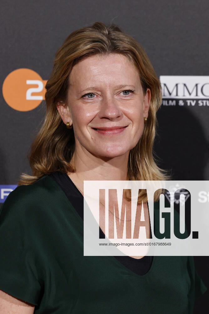 Actress Caroline Peters at the Cologne Emmy Cocktail 2022 on the occasion of the 16 Cologne Jury Meeting of the International Emmy at Arff Castle Cologne, 31 08 2022 NRW Germany