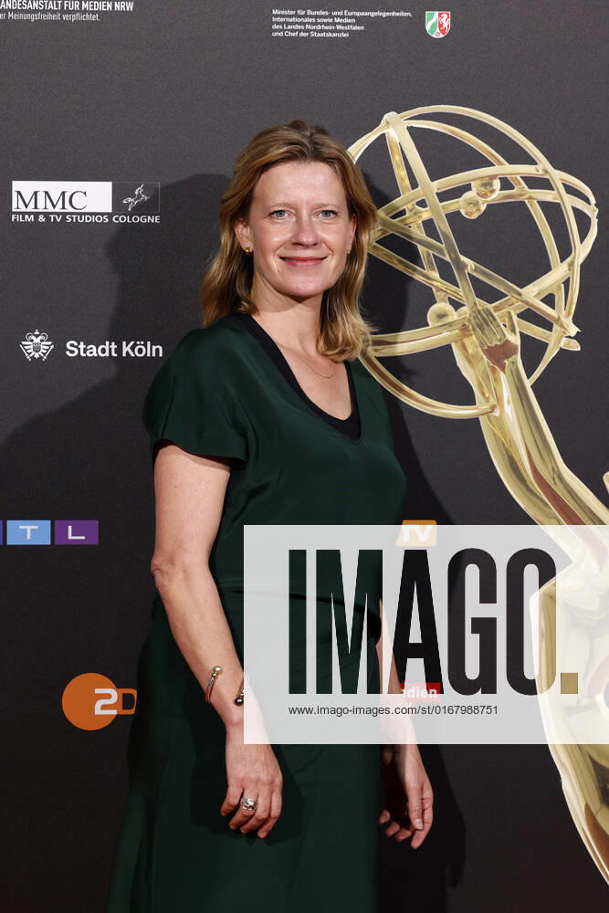 Actress Caroline Peters at the Cologne Emmy Cocktail 2022 on the occasion of the 16 Cologne Jury Meeting of the International Emmy at Arff Castle Cologne, 31 08 2022 NRW Germany