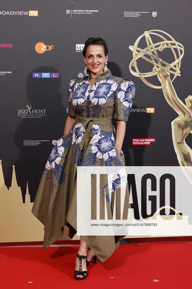 Actress Nicole Ansari Cox at the Cologne Emmy Cocktail 2022 on the occasion of the 16 Cologne Jury Session of the International Emmy at Arff Castle Cologne, 31 08 2022 NRW Germany.