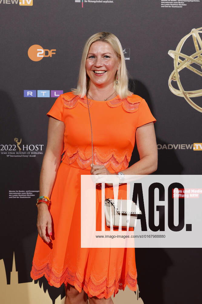TV presenter Aleksandra Bechtel at the Cologne Emmy Cocktail 2022 on the occasion of the 16 Cologne Jury Session of the International Emmy at Arff Castle Cologne, 31 08 2022 NRW Germany