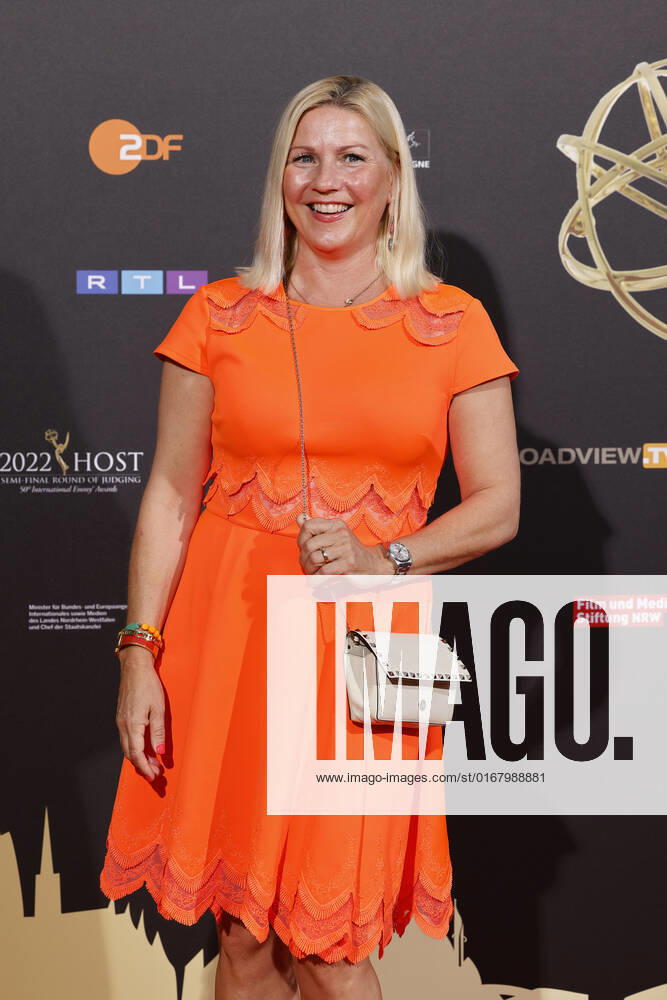 TV presenter Aleksandra Bechtel at the Cologne Emmy Cocktail 2022 on the occasion of the 16 Cologne Jury Session of the International Emmy at Arff Castle Cologne, 31 08 2022 NRW Germany