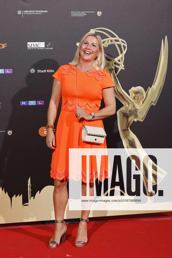TV presenter Aleksandra Bechtel at the Cologne Emmy Cocktail 2022 on the occasion of the 16 Cologne Jury Session of the International Emmy at Arff Castle Cologne, 31 08 2022 NRW Germany