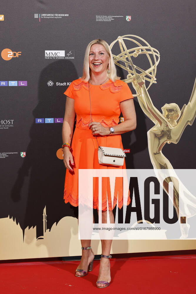 TV presenter Aleksandra Bechtel at the Cologne Emmy Cocktail 2022 on the occasion of the 16 Cologne Jury Session of the International Emmy at Arff Castle Cologne, 31 08 2022 NRW Germany