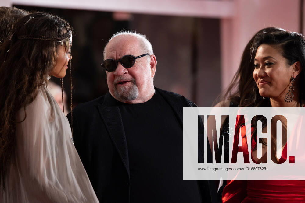 Quintessa Swindell, Paul Schrader and guests attend the Master Gardner red carpet at the 79th Venice International Film Festival on September 03, 2022 in Venice, Italy. Â Photo: Cinzia Camela. Â Photo: Cinzia Camela.