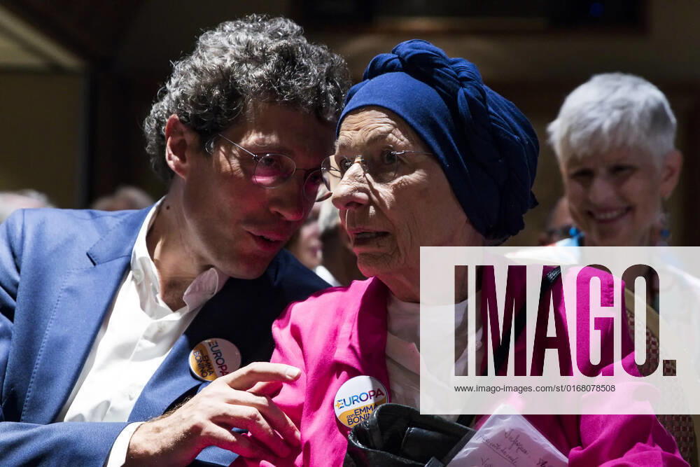 Emma Bonino and Riccardo Magi during the official opening of the +Europa election campaign for the political elections, in Rome, Italy, 04 September 2022. Italy will hold elections on 25 September following the resignation of Prime Minister Mario Draghi. ANSA ANGELO CARCONI Roma Italia - ZUMAa110 20220904_zaf_a110_094