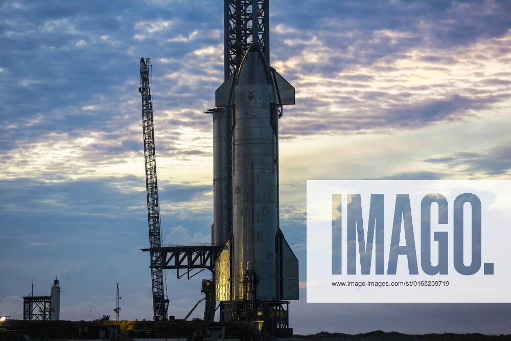 SpaceX Starship 24 At Dawn SpaceXs current orbital class Starship prototype is seen at dawn on September 7th, 2021 at the companies South Texas facility near Brownsville, Texas. Brownsville, Texas United States