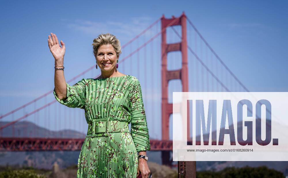 2022 09 07 11 46 27 SAN FRANCISCO Queen Maxima at the Golden Gate Bridge The Queen is on a four day working visit to the United States ANP BART MAAT netherlands out belgium out