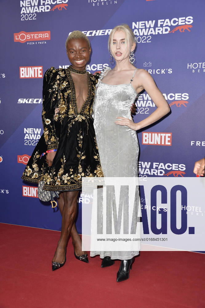 Noella Mbomba and Luca Lorenz at the Bunte New Faces Award STYLE in Berlin 08 09 2022