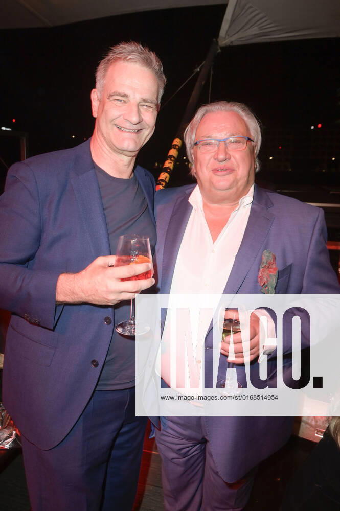 Heinrich Schafmeister and Bernd Stegemann at the award ceremony of the German Acting Award 2022 at the restaurant Spindler Klatt Berlin, 09 09 2022 Foto:xF.xFuturexImage