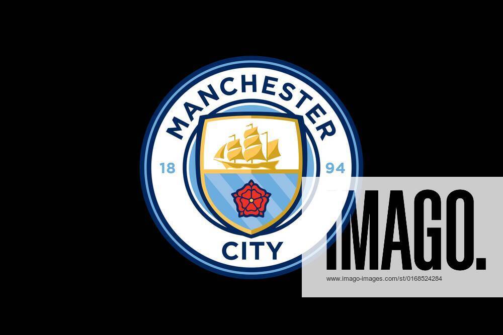 Manchester City F C Logo, Schwarzer Background