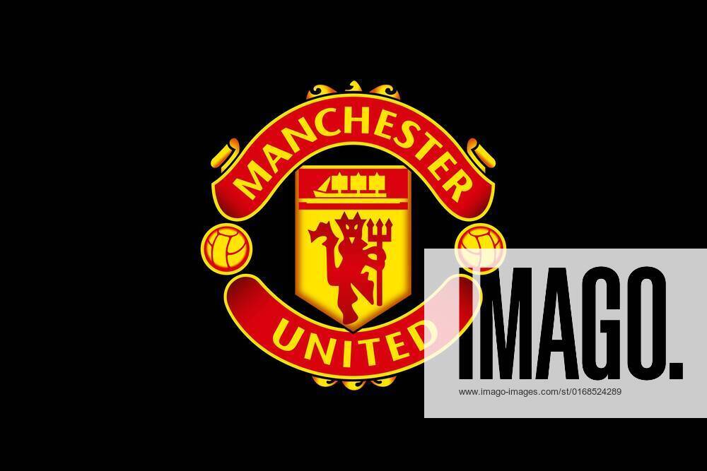 Manchester United F C Logo, Schwarzer Background