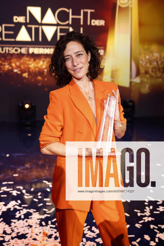 Film editor Friederike Weymar, winner in the category Best Editing Fiction, at the German Television Award ceremony at Die Nacht der Kreativen Der Deutsche Fernsehpreis 2022 Cologne, 13 09 2022 NRW Germany