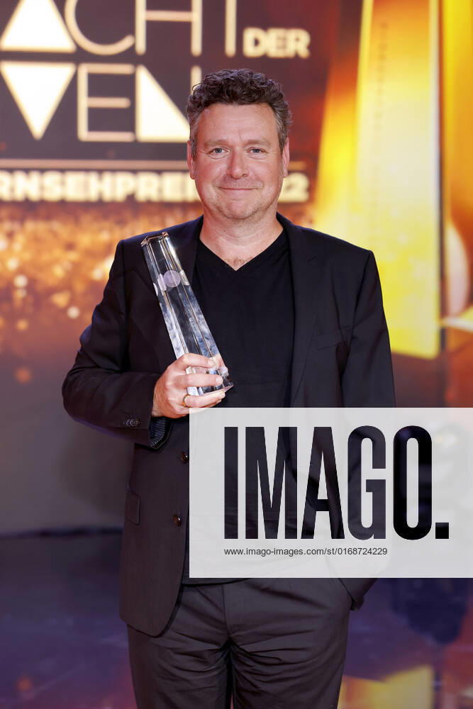 Author Magnus Vattrodt, winner of the Best Book Fiction category, at the German Television Award ceremony at Die Nacht der Kreativen Der Deutsche Fernsehpreis 2022 Cologne, 13 09 2022 NRW Germany