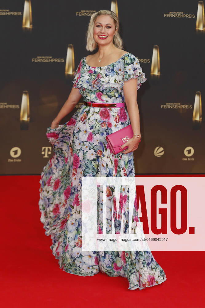The German Television Award 2021 Ruth Moschner on the red carpet at the award ceremony The German Television Award The TV highlights of the year on September 14 at MMC Studios Cologne
