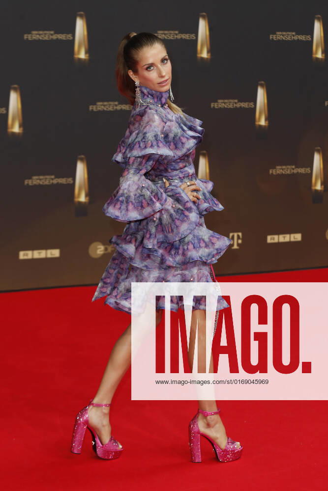 The German Television Award 2021 Cathy Hummels on the red carpet at the ceremony The German Television Award The TV highlights of the year on September 14 at MMC Studios Cologne