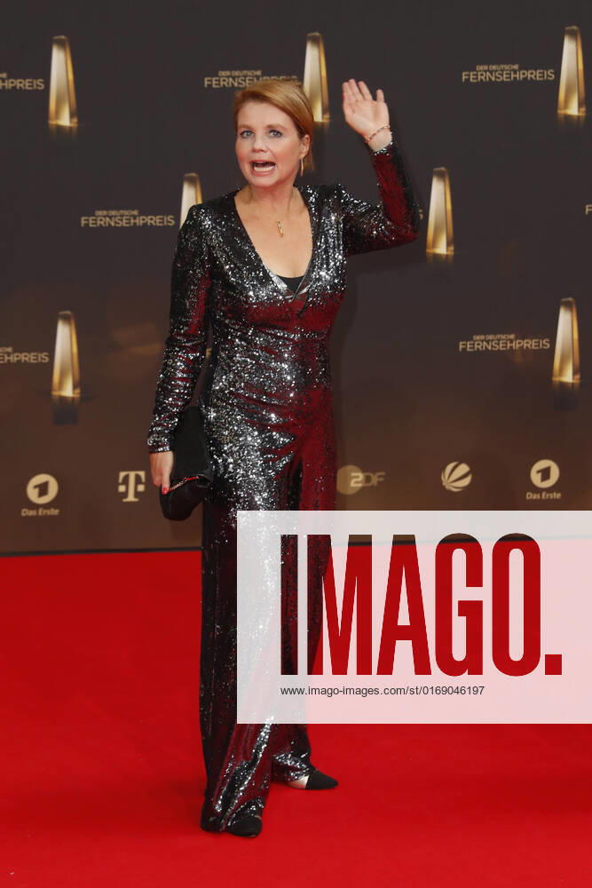 The German Television Award 2021 Annette Frier on the red carpet at the award ceremony The German Television Award The TV Highlights of the Year on September 14 at MMC Studios Cologne