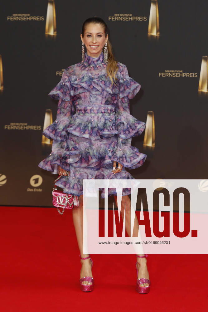 The German Television Award 2021 Cathy Hummels on the red carpet at the ceremony The German Television Award The TV highlights of the year on September 14 at MMC Studios Cologne