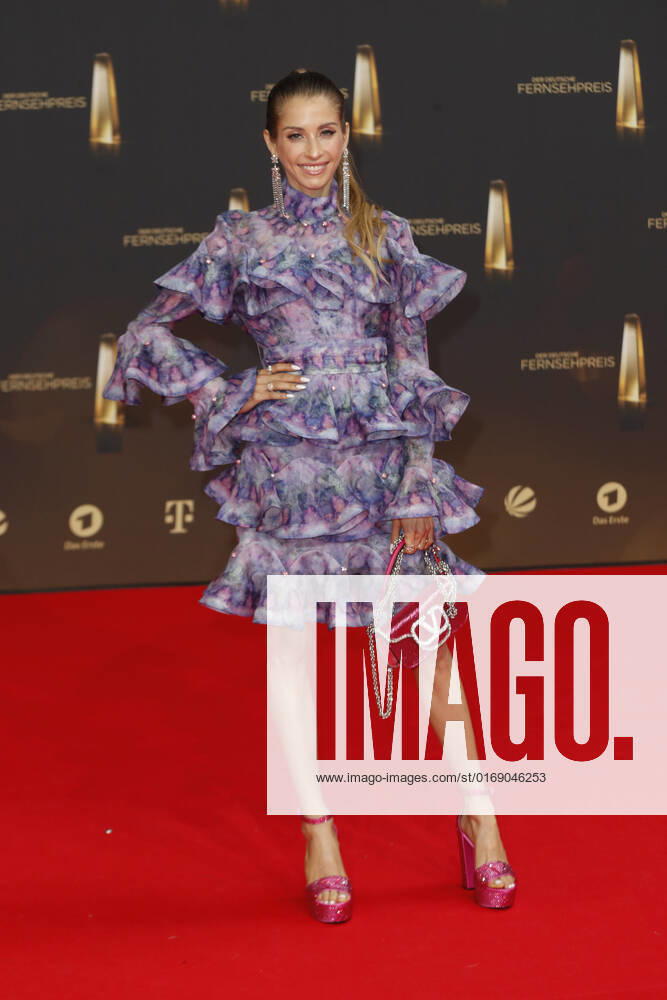 The German Television Award 2021 Cathy Hummels on the red carpet at the ceremony The German Television Award The TV highlights of the year on September 14 at MMC Studios Cologne
